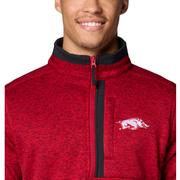 Arkansas Columbia Sweater Weather Half Zip Pullover